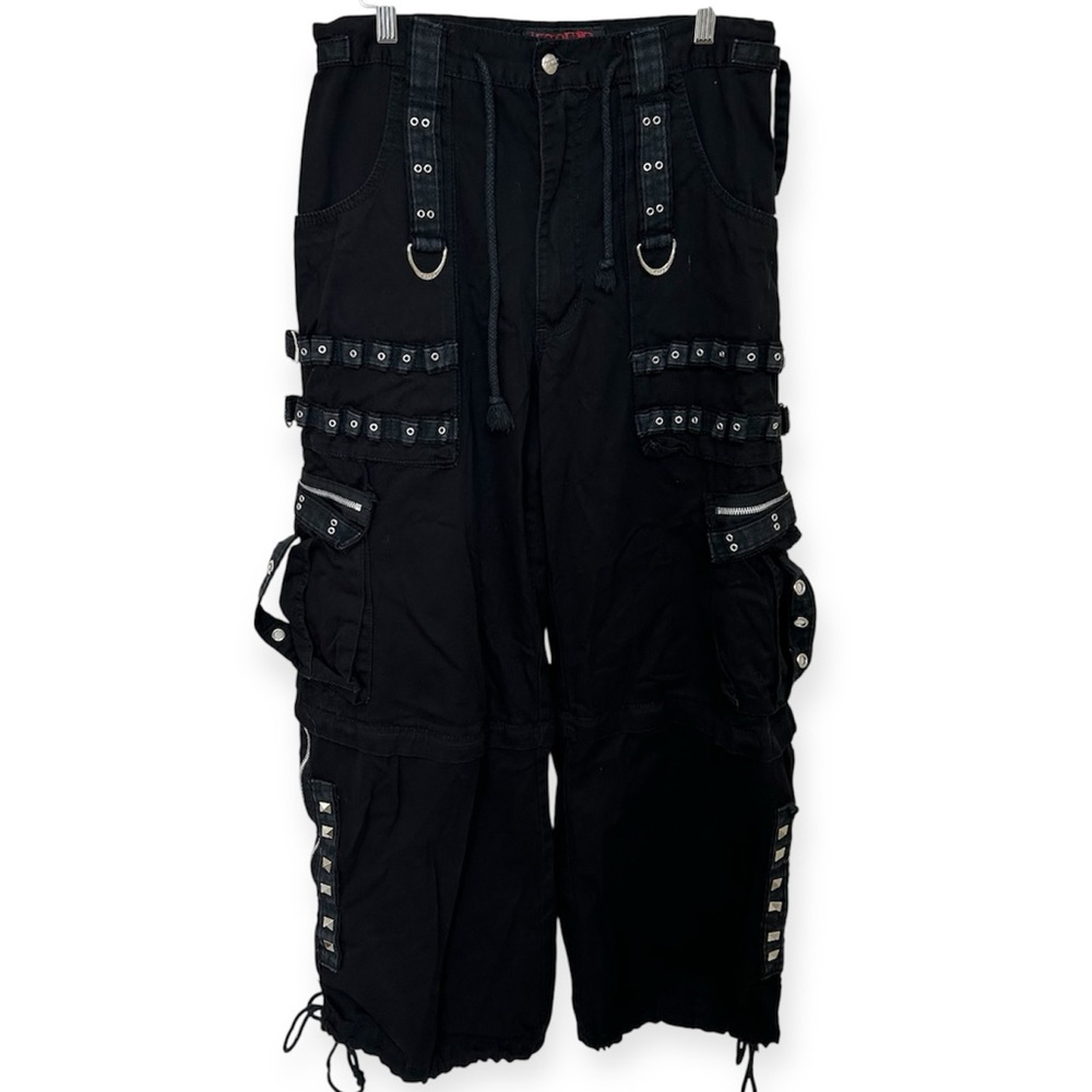 Tripp NYC Black Studded 90’s Baggy Grunge Cargo Pants